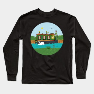 Narrowboat Long Sleeve T-Shirt